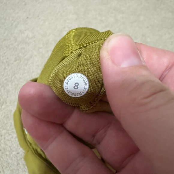 Lululemon nulu twist back yoga tank top size 8 euc - Picture 3 of 6